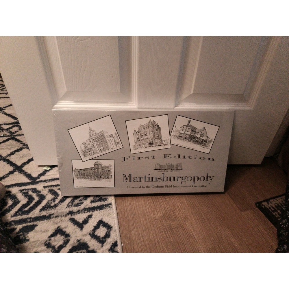 Martinsburgopoly First Edition Game Sealed Martinsburg WV Few Dings In Plastic